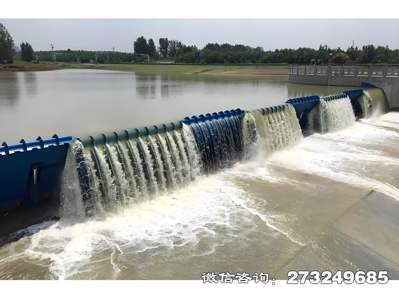 徐汇城市河道景观灯光坝