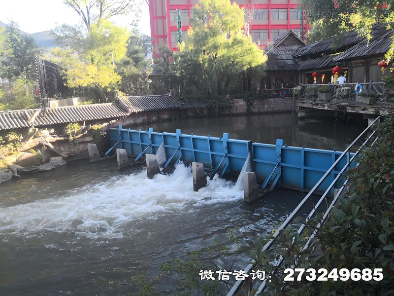 徐汇调水工程分水坝