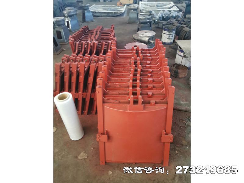 自流井截污铸铁方形渠道门