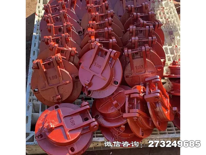 河西方形泵站铸铁挡水闸